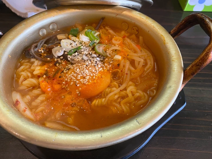 キムチラーメン餅入り